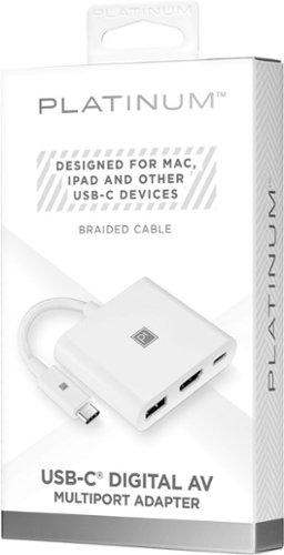 Platinum™ USB-C Digital AV Multiport Adapter - White HOW TO BUY