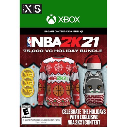 NBA 2K21 75,000 VC Holiday Bundle - Xbox Series X, Xbox Series S-Front_Standard 