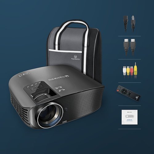 Vankyo Leisure 510 Native 720P Single LCD Portable Projector - Black BUY ONLINE