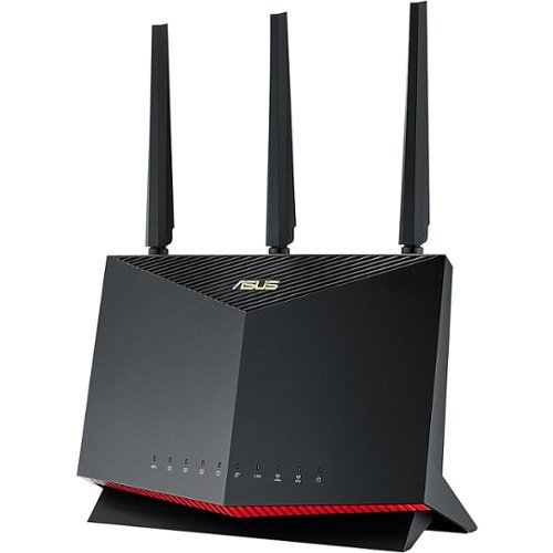 ASUS - AX5700 Dual Band plus WiFi 6 Gaming Router - Black