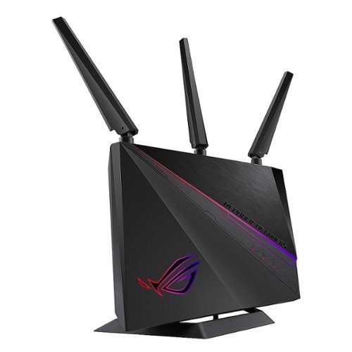 ASUS - ROG Rapture GT-AC2900 Dual-band WiFi Gaming Router with Life time internet Security - Black