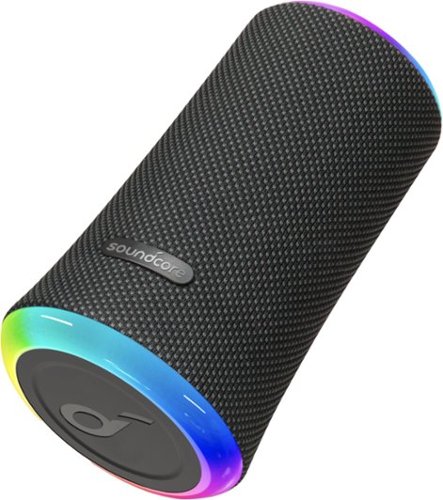 Soundcore - by Anker Flare 2 Wireless Portable Waterproof Bluetooth Speaker - Black