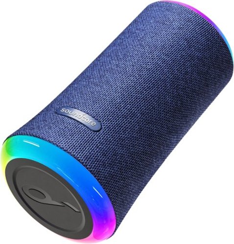 Anker - Soundcore Flare2 Portable Bluetooth Speaker - Blue