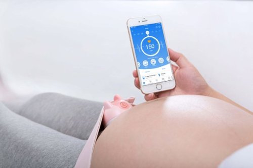 Hubble Connected Roo Fetal Heartrate Monitor - Pink WORLDWIDE DELIVERY