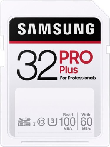 Samsung - PRO Plus SDHC Full size SD Card 32GB