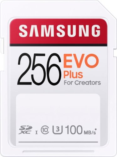 Samsung - EVO Plus SDXC Full size SD Card 256GB (MB-SC256H)