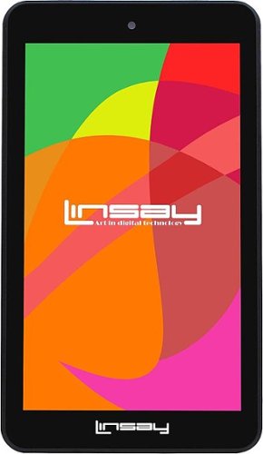 LINSAY - 7" - Tablet - 16GB - Black-Front_Standard 