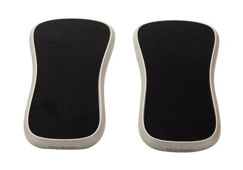 Mind Reader - 2 Pack Wrist Rest Pad Clamps - Gray