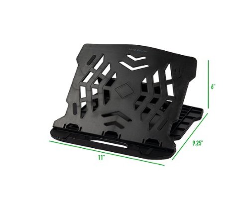 Mind Reader - Laptop Stand Adjustable Riser - Black-Alt_View_Standard_16