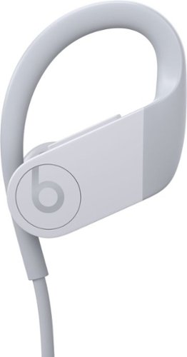 Beats by Dr. Dre - Geek Squad Certified Refurbished Powerbeats High-Performance Wireless Earphones - White