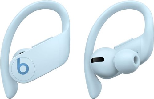  Beats - Geek Squad Certified Refurbished Powerbeats Pro Totally Wireless Earphones - Glacier Blue