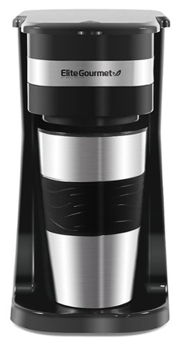 UPC 717056128625 product image for Elite Gourmet - Single Serve Personal Coffee Maker with Stainless Steel Travel M | upcitemdb.com
