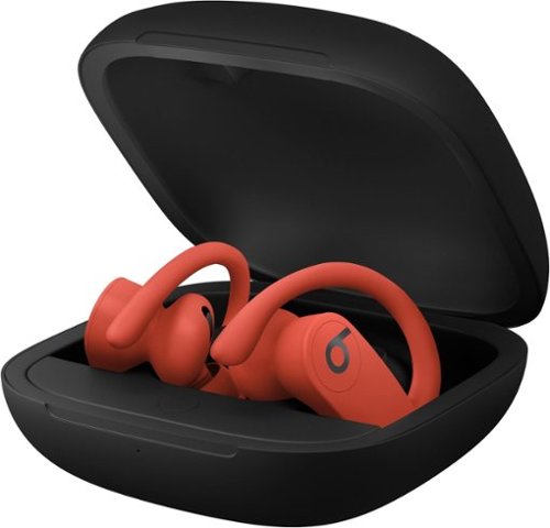 美品 Beats Powerbeats Pro ワイヤレスイヤフォン　レッド Beats Powerbeats Pro Totally Wireless Earbuds Lava Red MXYA2LL/A