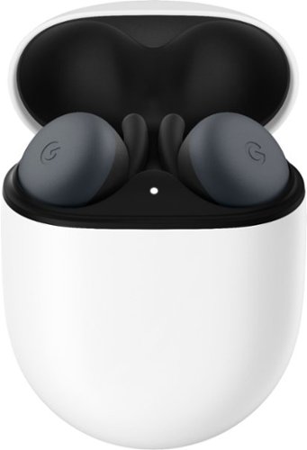 Google - Geek Squad Certified Refurbished Pixel Buds True Wireless In-Ear Headphones - Black