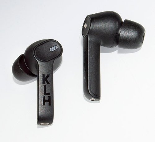 KLH AUDIO Fusion True Wireless Headphones - Black WORLDWIDE DELIVERY