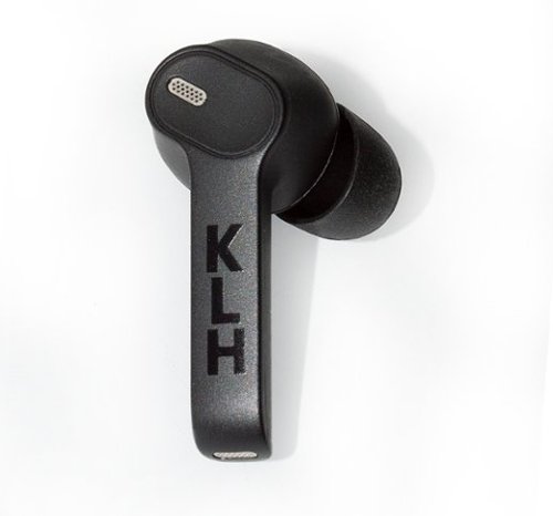 KLH AUDIO Fusion True Wireless Headphones - Black GLOBAL SHIPPING
