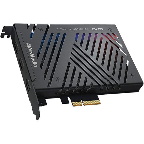 AVerMedia - Live Gamer Duo 1080p Video Capture Card - Black-Alt_View_Standard_13 