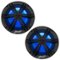 Stinger - 6.5” 2-Way Marine Coaxial LED Illuminated Speakers with Poly Carbon Cones (Pair) - Black-Front_Standard