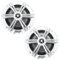 Stinger - 6.5” 2-Way Marine Coaxial Speakers with Poly Carbon Cones (Pair) - White-Front_Standard