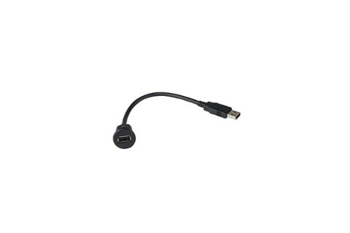 PAC - Universal 12” Dash Mount USB Adapter - Black