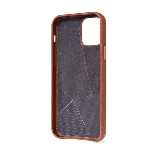 DECODED , Leather Backcover iPhone 12 Pro Max - Brown GLOBAL SHIPPING