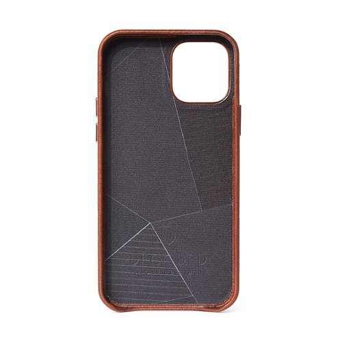 DECODED , Leather Backcover iPhone 12 Pro Max - Brown WHERE TO BUY