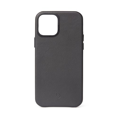 DECODED Leather Backcover iPhone 12 Pro Max - Black WORLDWIDE DELIVERY