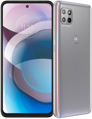Motorola One 5G Ace 2021 (Unlocked) 128GB Memory - Frosted Silver WORLDWIDE DELIVERY