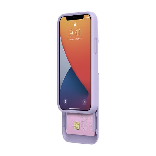Incipio Stashback Hard shell Case for Apple iPhone 12 mini - Lilac Purple WORLDWIDE DELIVERY