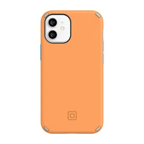 Incipio Duo Hard shell Case for Apple iPhone 12 mini - Clementine Orange/Gray WORLDWIDE DELIVERY