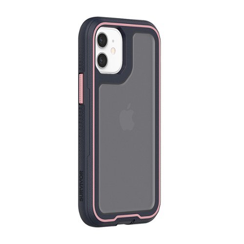 Survivor Extreme Hard shell Case for Apple iPhone 12 mini - Navy/Rose Quartz GLOBAL SHIPPING