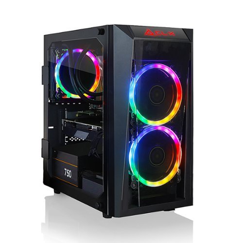 CLX - SET Gaming Desktop - AMD Ryzen 7 5800X - 16GB Memory - NVIDIA GeForce RTX 3070 - 240GB SSD + 2TB HDD - Black