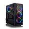 CLX - SET Gaming Desktop - AMD Ryzen 9 5900X - 16GB Memory - NVIDIA GeForce RTX 3080 - 240GB SSD + 2TB HDD - Black-Front_Standard