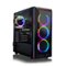 CLX - SET Gaming Desktop - AMD Ryzen 9 5950X - 32GB Memory - NVIDIA GeForce RTX 3080 - 480GB SSD + 3TB HDD - Black-Front_Standard