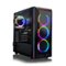 CLX - SET Gaming Desktop - AMD Ryzen 9 5900X - 32GB Memory - NVIDIA GeForce RTX 3090 - 480GB SSD + 3TB HDD - Black-Front_Standard