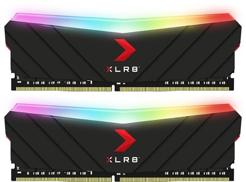 PNY XLR8 32GB (2PK 16GB) 3200MHz DDR4 DIMM Desktop Memory with RGB