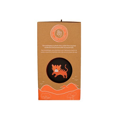Planet Buddies Furry Kids Linkable Wired Headphones (Charlie the Tiger) - Orange BUY ONLINE