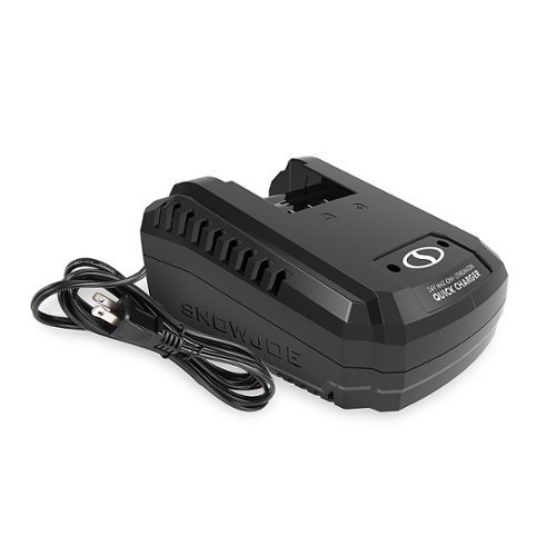 Snow Joe - 24VCHRG-QC iON+ Quick Charge Dock for iBAT24 and 24VBAT Series Batteries - Black-Alt_View_Standard_12 