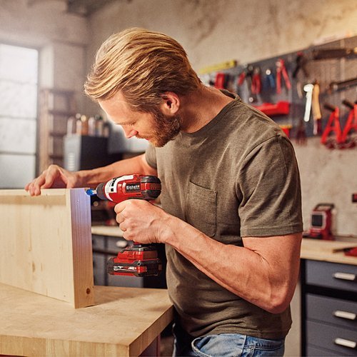 Einhell - TE-CD 18 Li E Power X-Change 18V Cordless 1400 RPM, 1/2In Drill Driver Kit (w/ 2.0-Ah Battery and Fast Charger) - Multi-Alt_View_Standard_15 