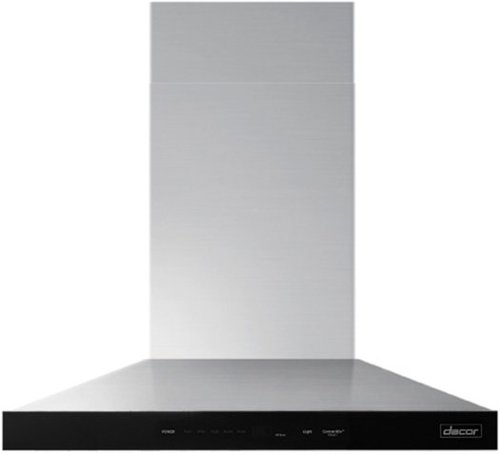 Dacor - 30" Convertible Chimney Wall Hood - Silver stainless steel