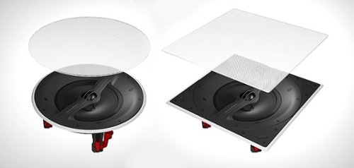 Bowers & Wilkins GR66SQ Square Grills Pair - White GLOBAL SHIPPING