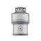 InSinkerator - Evolution Excel Lift and Latch Quiet Series 1HP Continuous Feed Garbage Disposal Cordless - Silver-Front_Standard