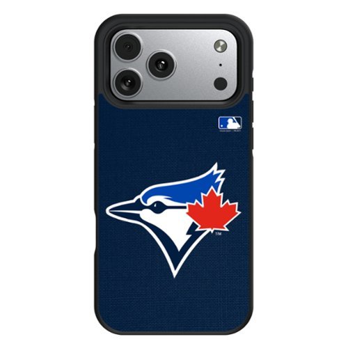 Keyscaper - MLB - Toronto Blue Jays Personalized Bump Case with 8.2ft Drop Protection - 16 Pro Max - Multicolor-Front_Standard 