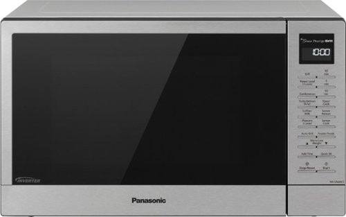 Panasonic NN-GN68KS Countertop Microwave Oven with FlashXpress, 2-in-1 Broiler, Food Warmer, 1.1 cu.ft. - Silver