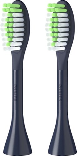 Philips Sonicare Philips One by Sonicare 2pk Brush Heads - Midnight Navy Blue WORLDWIDE DELIVERY