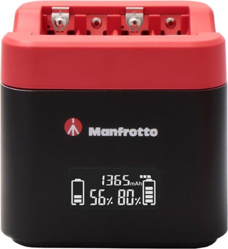 Manfrotto - ProCUBE Professional Twin Charger for Canon - Black