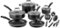 Cuisinart - 14-Piece Cookware Set - Black-Angle_Standard 