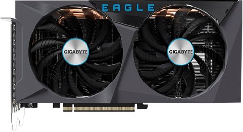 GIGABYTE - NVIDIA GeForce RTX 3060 Ti EAGLE OC 8G GDDR6 PCI Express 4.0 Graphics Card - Black-Front_Standard 
