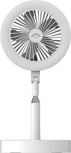 GeoSmart Pro - AirLit Desk Fan - White