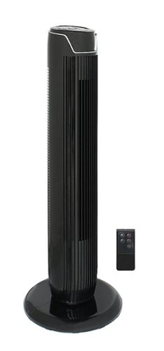 Sunpentown - Tower Fan with Remote and Timer - Black